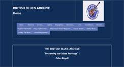 Desktop Screenshot of britishbluesarchive.org.uk