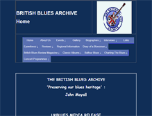 Tablet Screenshot of britishbluesarchive.org.uk
